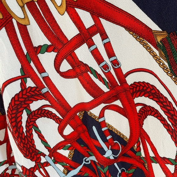 🛟Zara Equestrian print Halter Dress🛟❤️🩹 - Picture 4 of 4